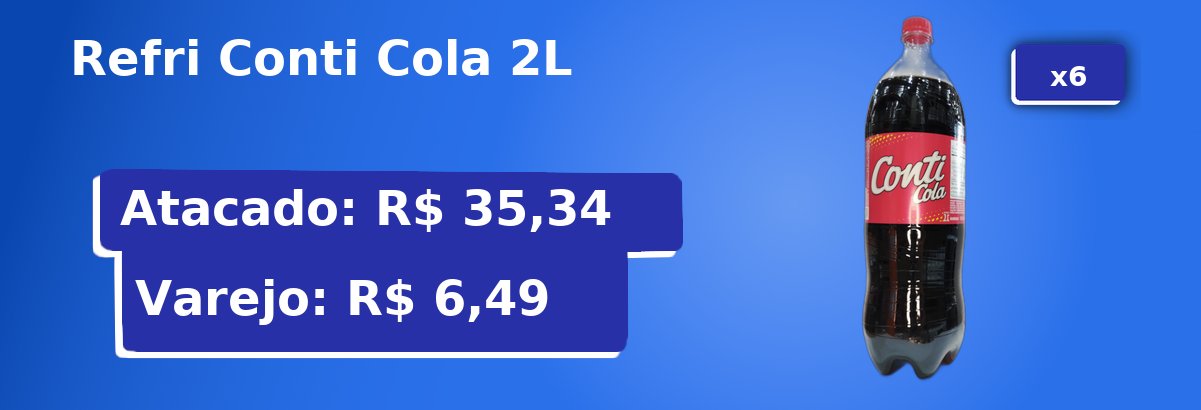 REFRI CONTI COLA PET 2L