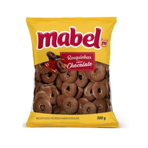 BISC ROSQUINHA MABEL 300G CHOC